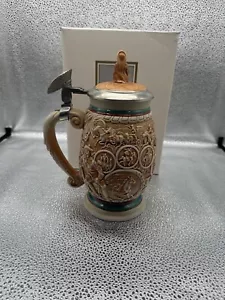 1993 Avon Tribute to the Wild West cerveza Stein hecha en Brasil 9" 16291 - Imagen 1 de 11