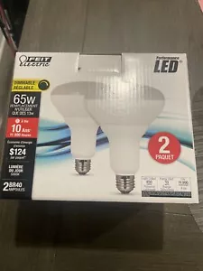Feit Electric LED BR40 with a Medium E26 Base Light Bulb - 65W Equivalent - 10 - Picture 1 of 3
