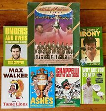 Vintage Aus Ist Edition Signed Cricket Books & Jigsaw Puzzle From 1980-1995