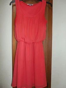 Vestido Junior SPEECHLESS Naranja Sobre la Rodilla Blusa Cuello Redondo - Talla M - Imagen 1 de 10