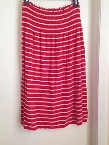 Falda larga a rayas suave naranja y blanca 6 de ASOS - Imagen 1 de 4