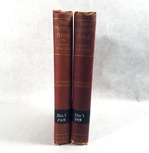 The People's Bible Vol 3 & 4 Leviticus - Deuteronomy - 1896 by Joseph Parker  HC - Bild 1 von 24