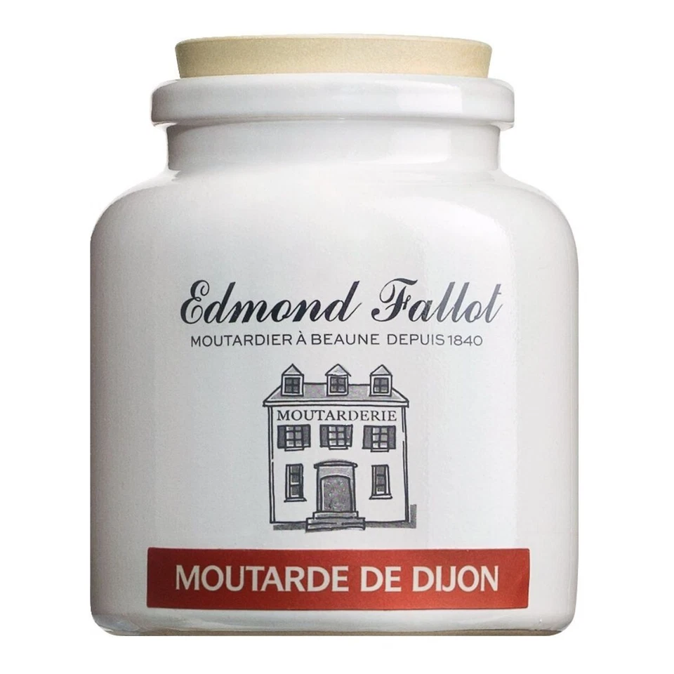 (39,56 EUR/kg) Moutarde de Dijon, Dijon-Senf im Steintopf, 250 g, Fallot - Bild 1 von 1