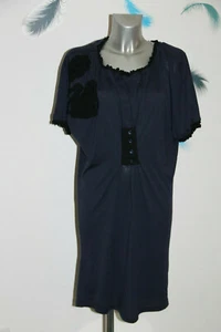 pretty navy blue summer dress 2026 size 3 or L EXCELLENT CONDITION - Picture 1 of 5