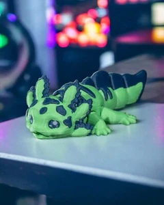 Baby Sour Axotl, 3d gedruckt. Animiertes Tier. - Bild 1 von 7
