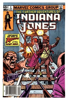 Otras aventuras de Indiana Jones #4 en estado bastante bueno 9,0 1983 quiosco Ron Frenz cubierta Foto 1 de 2