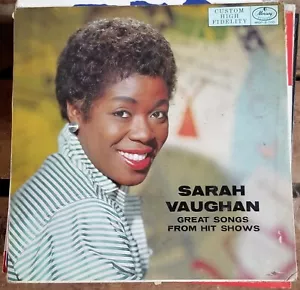 SARAH VAUGHN Great Songs From Hit Shows 1957 US Double Vinyl Album MGP-2-100 - Foto 1 di 3