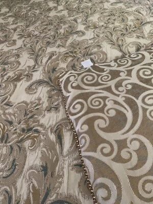 Edredón Waterford Arden Beige Abstracto Pergamino REVERSIBLE, Talla Queen Foto 1 de 4