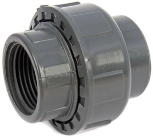 PVC PLAIN x THREADED UNION - Picture 1 of 1
