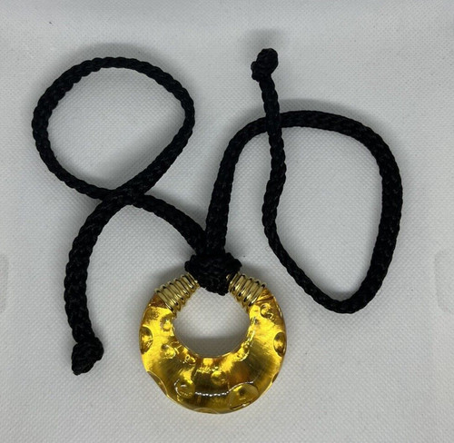 Ciondolo Autentico Christian Dior Dolce Vita 1995 Grande Lucite