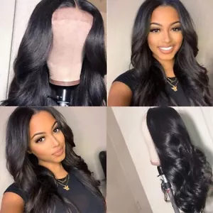 30inch Lace Front Wigs Human Hair Body Wave Wig Pre Plucked 4X4 Lace Wigs - Picture 1 of 6