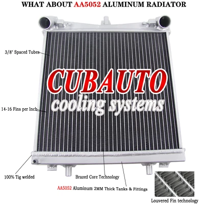 Radiador de aluminio lateral izquierdo para Porsche 986 996 911 Boxster 996 2000 1997-2004. Foto 1 de 4