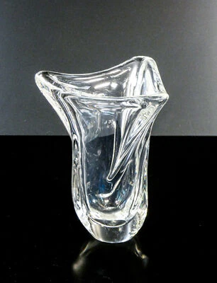 ⚜️ VASO CRISTALLO SEVRES CENTROTAVOLA PORTAFIORI COPPA EPOCA 1900 CRYSTAL VASE - Immagine 1 di 4