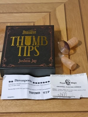 "Thumb Tips" by Joshua Jay,  Davenports "Thumb Tip" and "U.F.G." by Royal Magic. - Image 1 of 4