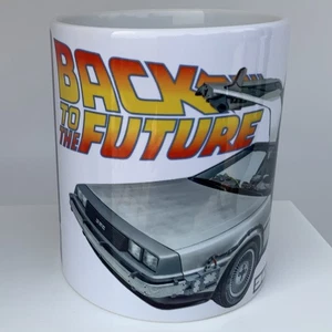 Back To the Future Movie Delorean Gift Mug - BRAND NEW MUG - FREE DELIVERY - Picture 1 of 4