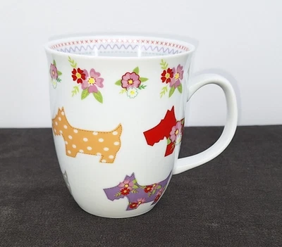 Taza de café colorida de cerámica Scottie Dogs By Creative Tops 16 oz usada en excelente estado Foto 1 de 4