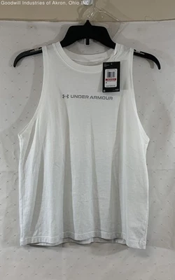 Camiseta sin mangas Under Armour para mujer blanca WM degradada calce suelto talla XS nueva con etiquetas Foto 1 de 4