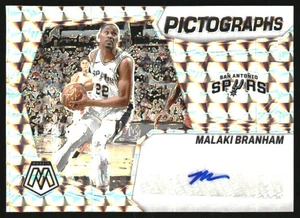 2023-24 Panini Mosaic Pictographs Mosaic #21 Malaki Branham Auto - Picture 1 of 2