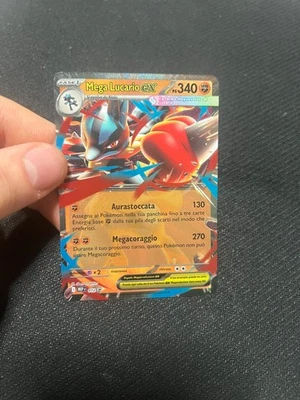 Pokemon Mega Lucario Ex MEP 012  Promo Megaevoluzione MEG Ita Near Mint - Immagine 1 di 2