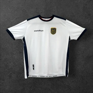 2022 Ecuador National Team Jersey XL White Official Licensed Marathon Hidrotec - Picture 1 of 8