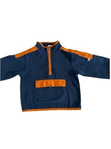 Janie And Jack Boy's Fleece Pullover Blue & Orange 18/24 months - Bild 1 von 4