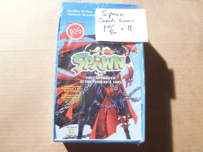 POGS/MILKCAPS SPAWN BY POG CANADA GAMES UNOPENED BOX #B 36 PACKS TEAR ON BACK - Image 1 of 4