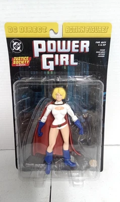 DC Direct Justice Society Of America POWER GIRL Action Figure Sealed  (NEW) - Image 1 of 4