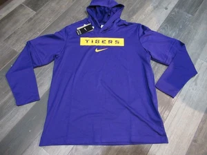 LSU Tigers Nike Dri Fit Hoodie Sweatshirt Herren XL neu mit Etikett kostenloser Versand - Bild 1 von 3
