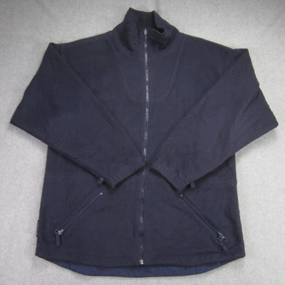 Columbia Sportswear Chaqueta Mujer Pequeña Azul Cremallera Completa Polar Bolsillos con Cremallera Años 90 Foto 1 de 4