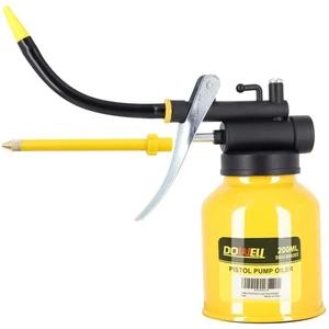Pistol Pump Oiler Metal Oil Can Lubrication Oil Gun 6.8oz 200ml Can Bottle wi... - Picture 1 of 8