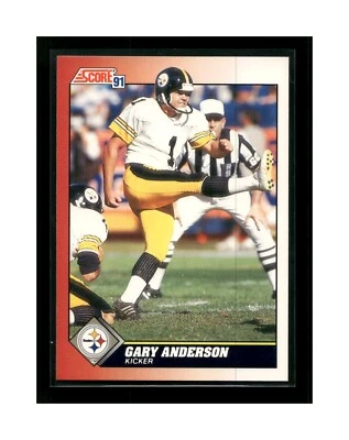 Gary Anderson 1991 Score #121 Pittsburgh Steelers FOOTBALL - Image 1 of 2