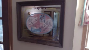 Seagram’s Mirror Seven Crowns Sports Collection Mirror "Man O' War' Turf Legend - Picture 1 of 14