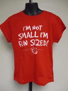 NEW Funny Graphic "I'm not small I'm fun sized!" Kids Large (7) Shirt - Picture 1 of 1