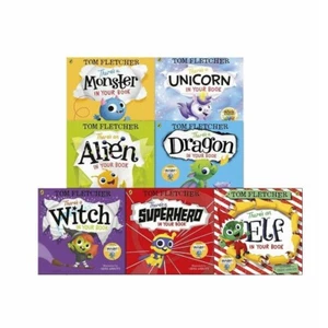 Tom Fletcher Theres Series 7 Books Collection Set There's a Wolf in Your Book - Picture 1 of 8
