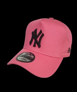 NY NEW YORK YANKEES MLB NEW ERA 9FORTY PINK BLACK SNAPBACK CAP HAT LA NY NFL NBA - Picture 1 of 3