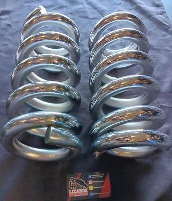 Lowrider hydraulics 4.5 ton Full Stack coil springs *CHROME PRE-COMPRESSED - Image 1 of 3