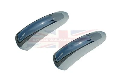 New Rear Chrome Bumper Overriders Austin Healey Sprite 1958-1961 Bugeye Frogeye  - Image 1 of 3