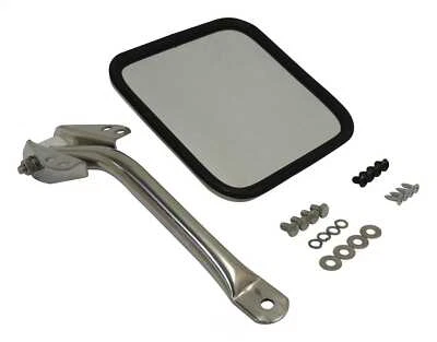 ESPEJO RETROVISOR DELANTERO IZQUIERDO DRIVER INOX SE ADAPTA A CJ5 55-83 55-75 CJ6 76-86 CJ7 81-86 CJ8 Foto 1 de 2