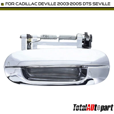 Manija de puerta exterior cromada para Cadillac DTS 2006-2008 DeVille lado del conductor trasero Foto 1 de 4