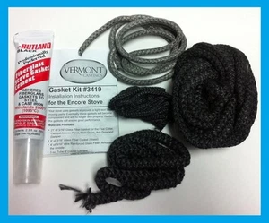 Kit de juntas de estufa Vermont Castings Encore #3419 ENVÍO GRATUITO A EE. UU. - Imagen 1 de 1