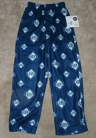 NEW MLB Tampa Bay Rays Baseball Kids Boys Loungewear Sleepwear Pants S 4 NWT Cover