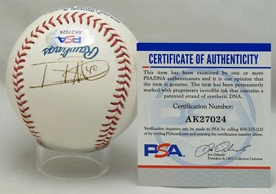 TROY PATTON Houston Astros Signed Official MLB Baseball PSA DNA - Image 1 of 4