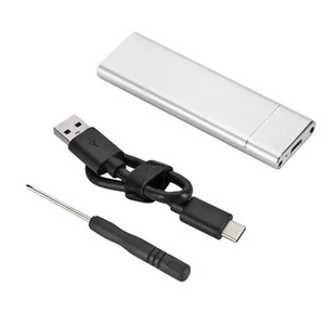 NGFF SSD USB3.1 Type-C to M.2 Hard Disk Case Adapter External Enclosure Box 6Gbs - Picture 1 of 37