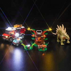 Kit de luces LED para LEGO Dinosaur Missions: Stegosaurus Discovery 76965 (Estándar) - Imagen 1 de 12
