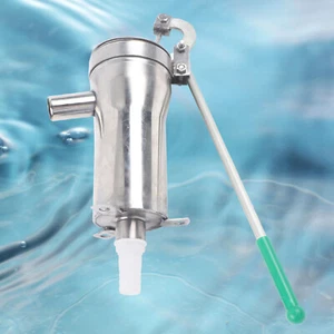 Bomba de succión de agua manual Bomba de agua manual Kit de bomba de pozo profundo Acero inoxidable 10M - Imagen 1 de 38