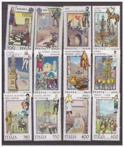 ITALY 1981 / 1990 - ITALIAN FOLKLORE COMPLETE ISSUE NEW ** MNH - Picture 1 of 1