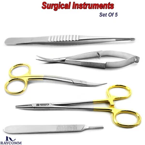 Castroviejo Needle Holder Forceps Micro Noyes Scissors Ophthalmic Instruments CE - Picture 1 of 11