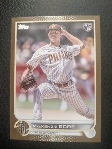 2022 Topps Update Gold #US81 MacKenzie Gore  SN2022  San Diego Padres