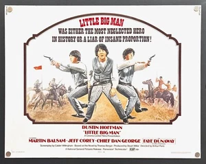 Póster original de la película Little Big Man (1971) de media hoja - Pobre **Dustin Hoffman** - Imagen 1 de 4