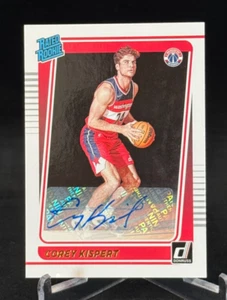 2021 Panini Donruss Rated Rookie Auto #233 Corey Kispert Washington Wizards - Picture 1 of 2